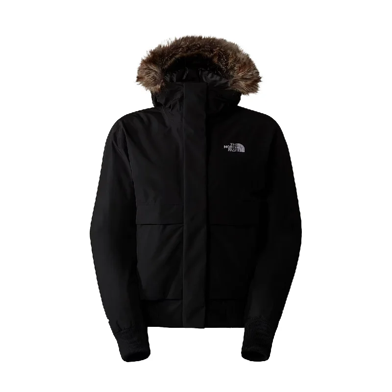 The North Face Womens Arctic Bomber Jacket NF0A84IY-4H0 Black NPF