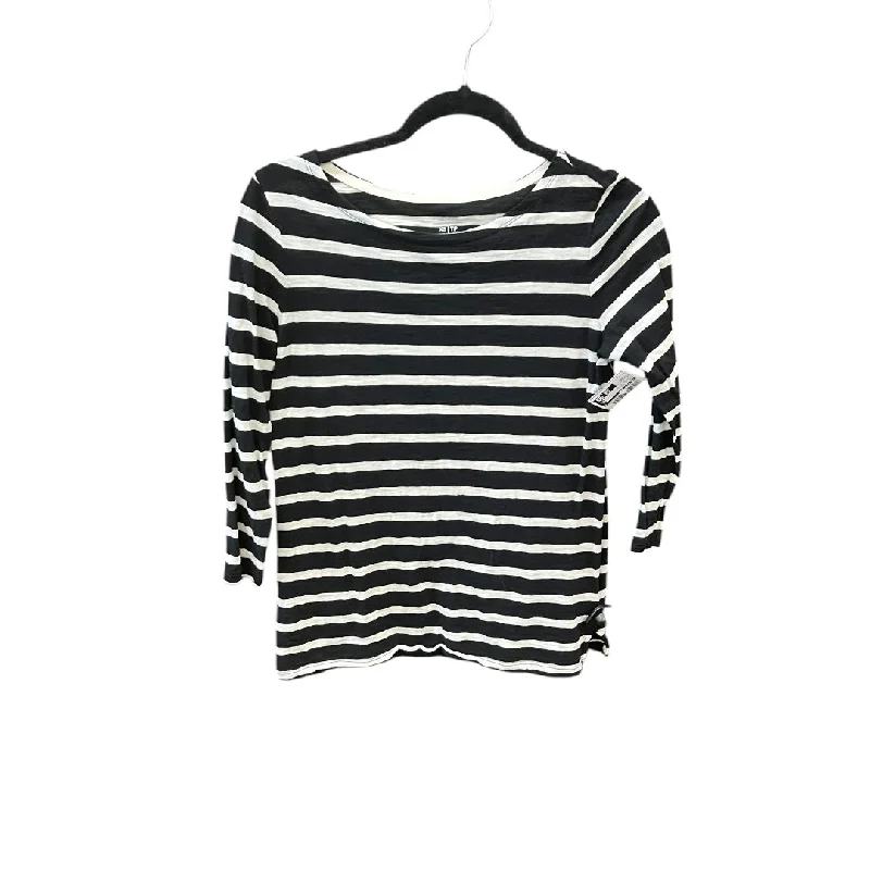 Top Long Sleeve Basic By Old Navy In Striped Pattern, Size: Xs