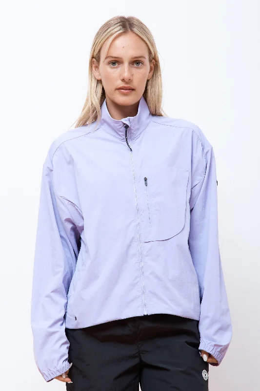 Cropped Recycled DWR Jacket Lilac