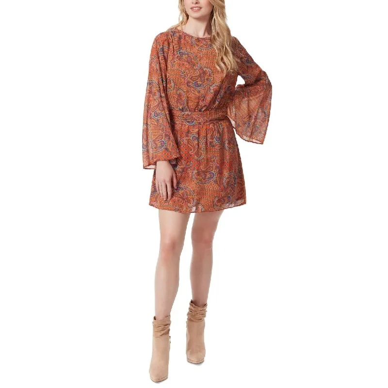 Jessica Simpson Womens Paisley Short Mini Dress