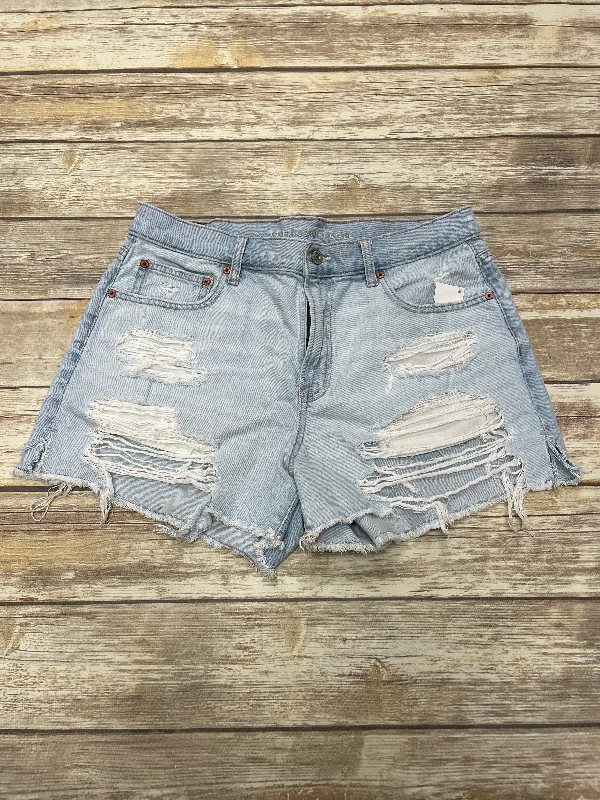 Shorts By American Eagle In Blue Denim, Size: 12