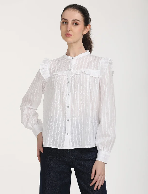 Women's Solid Oversized Shirt