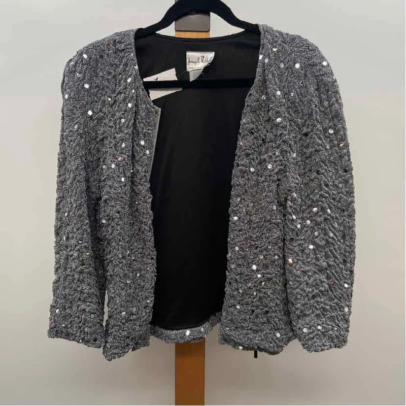 Joseph Ribkoff Women's Size 12 Silver Shimmer Jacket