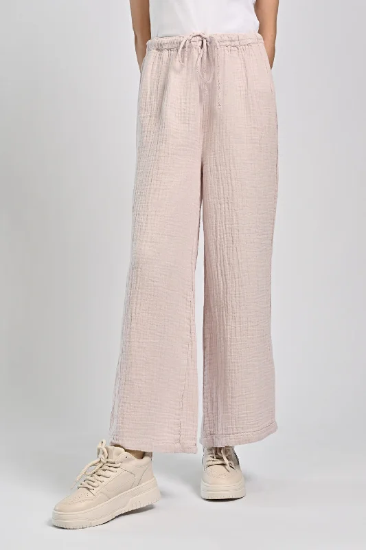 WIDE LEG RIPPLE TROUSER