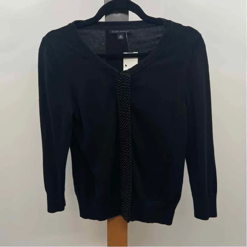 Banana Republic Women's Size S Black Beaded Cardigan