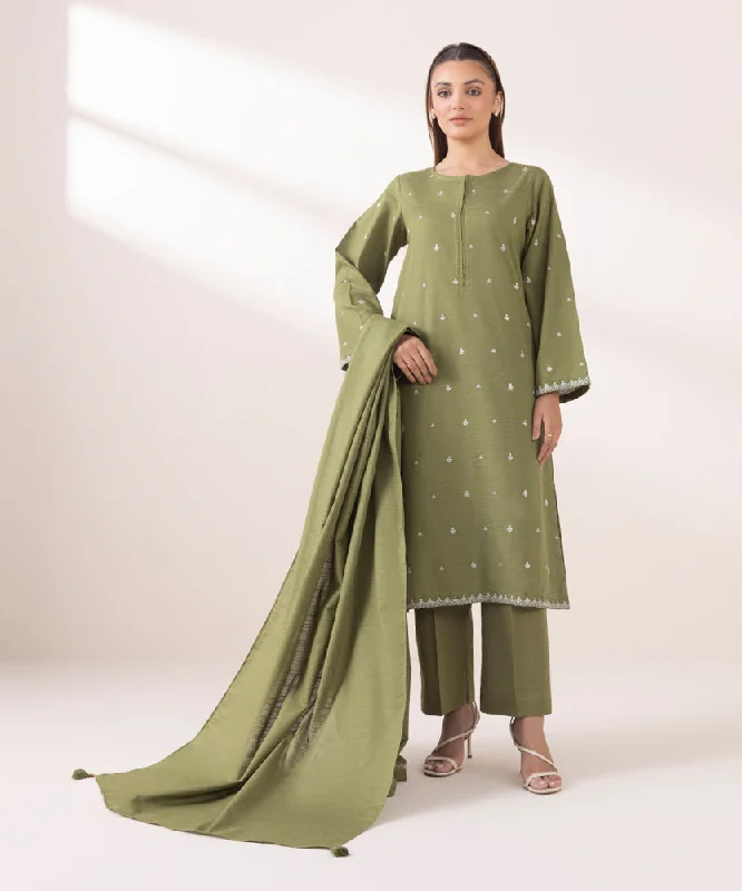 Solid Khaddar Dupatta