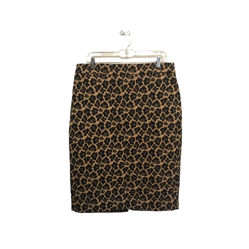 Animal Print Skirt Mini & Short By Talbots, Size: 14