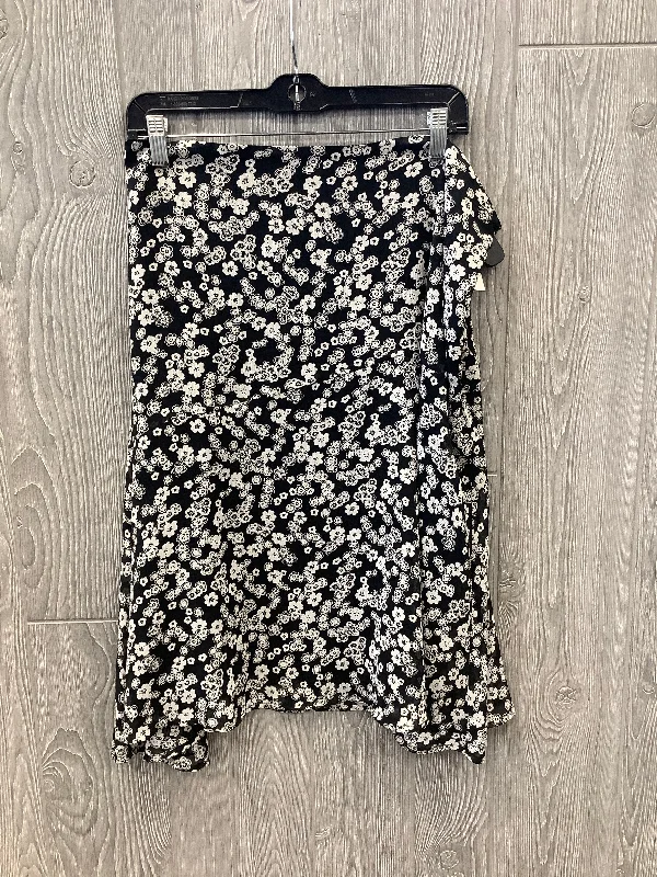 Black & White Skirt Midi Villager By Liz Claiborne, Size 22