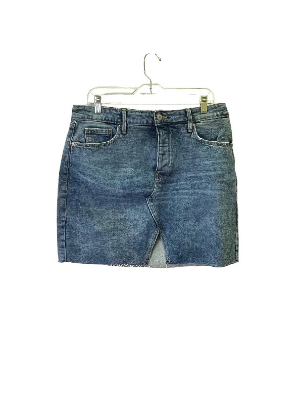 Blue Denim Skirt Mini & Short By Old Navy, Size: 12