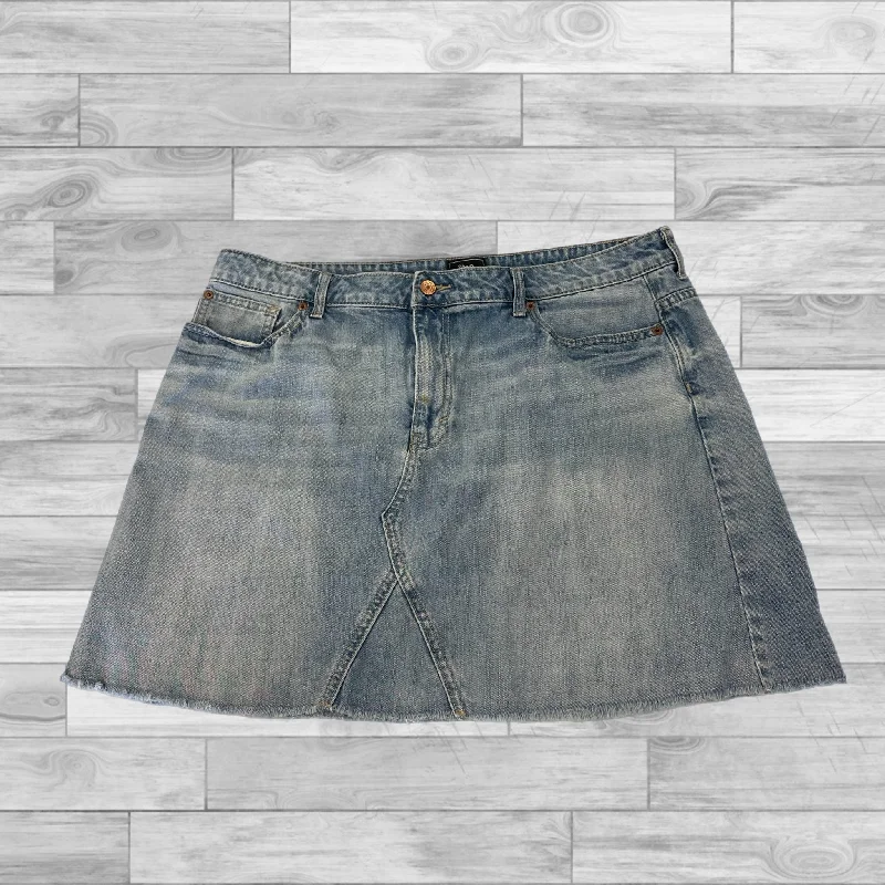 Blue Denim Skirt Mini & Short Gap, Size 18