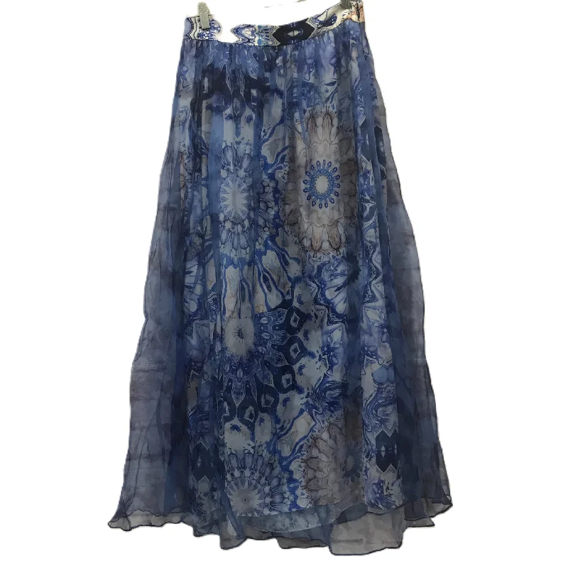 Blue Skirt Maxi By Cmc, Size: 16