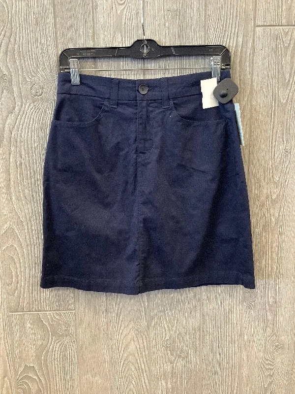 Blue Skirt Mini & Short Croft And Barrow, Size 4