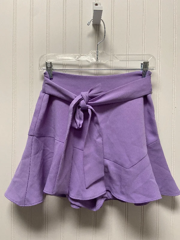 Purple Skirt Mini & Short Zara, Size S