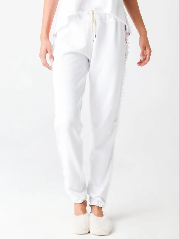 Jo Sweatpant In White