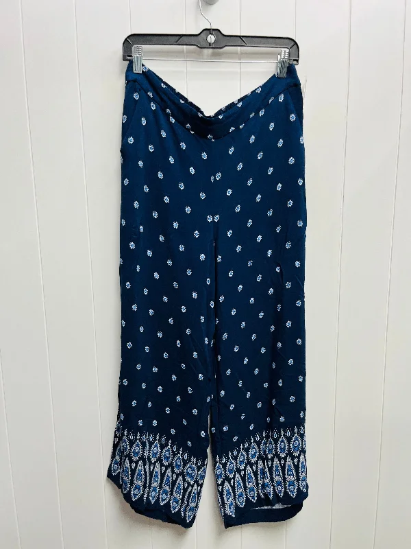 Pants Wide Leg By Loft In Blue, Size: M