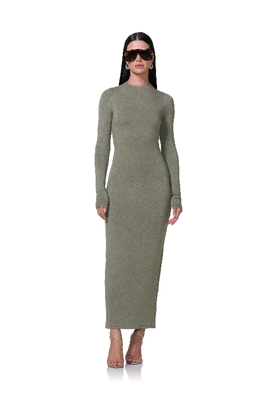 Juniper Dress - Heather Olive