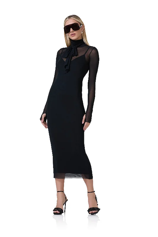 Nesa Dress - Noir Dot