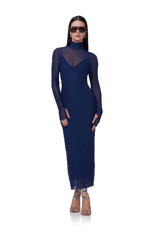 Shailene Dress - Bright Navy