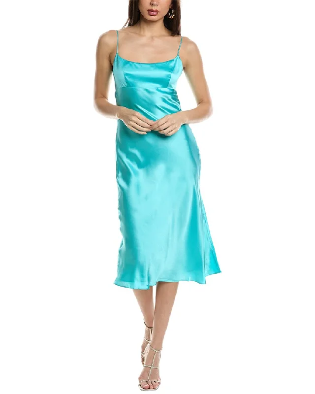 Amanda Uprichard Breeze Silk Midi Dress