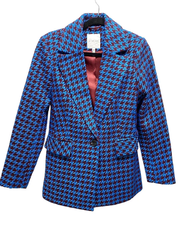 Blazer By Avec Les Filles In Blue & Red, Size: S