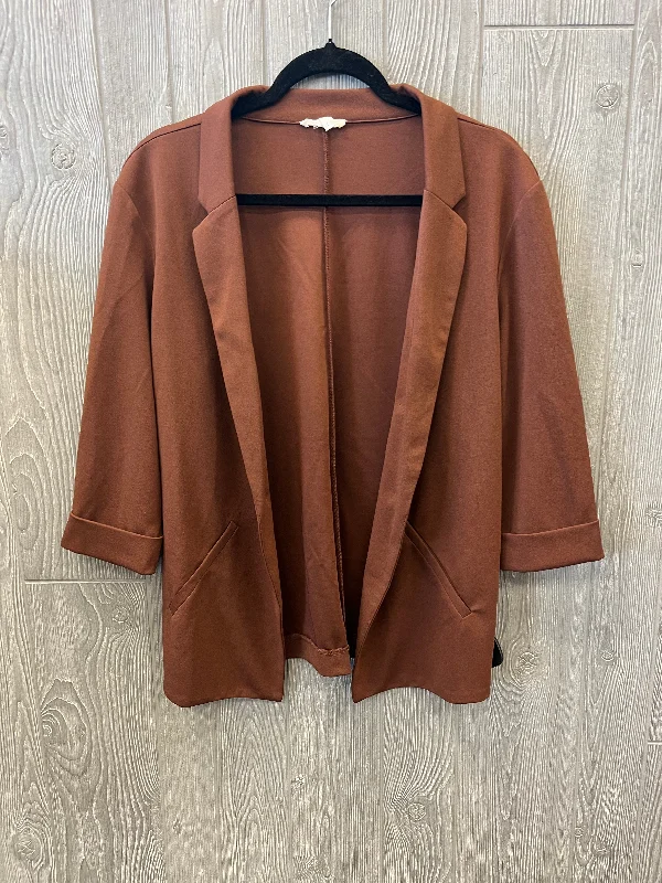 Blazer By Maurices In Brown, Size: L