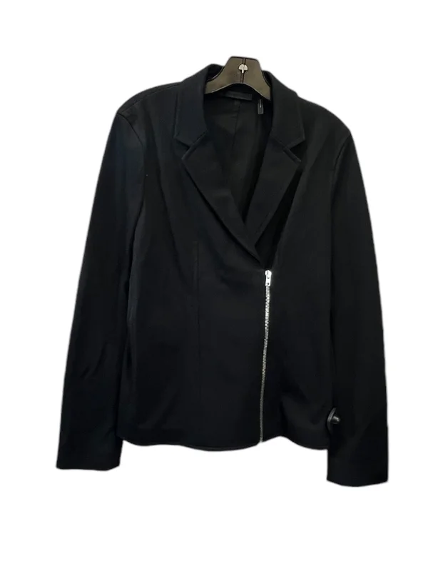 Blazer Designer By Helmut Lang In Black, Size: L