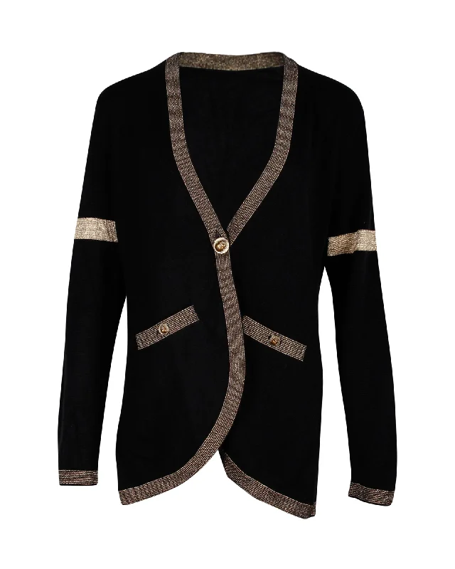 Chanel 2019 Paris-New York Sweater in Black Cashmere