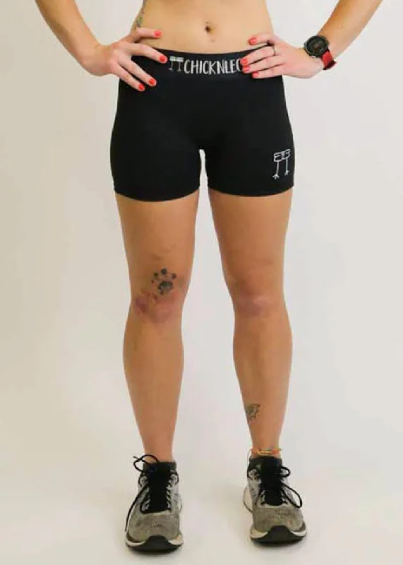 Women's Black 3" Compression Shorts