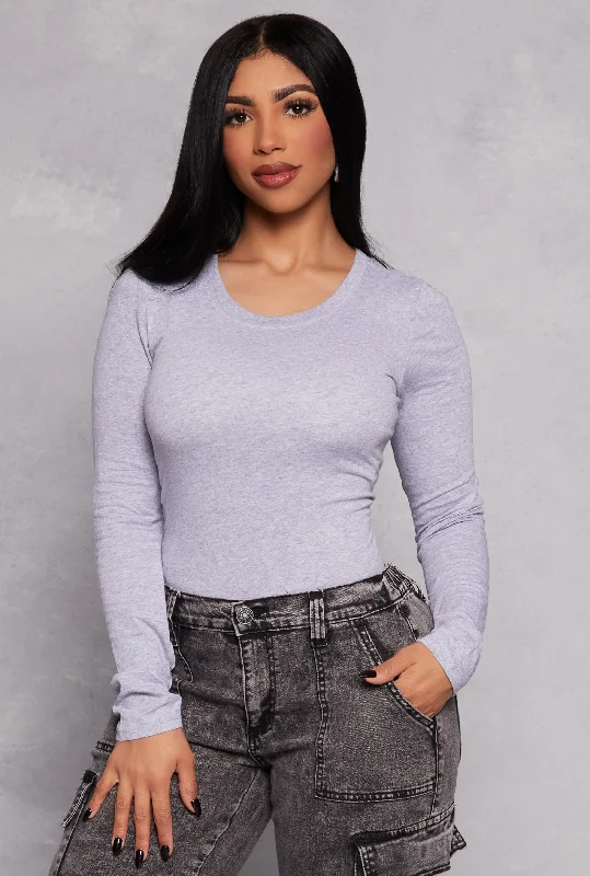 Long Sleeve Crew Neck Top