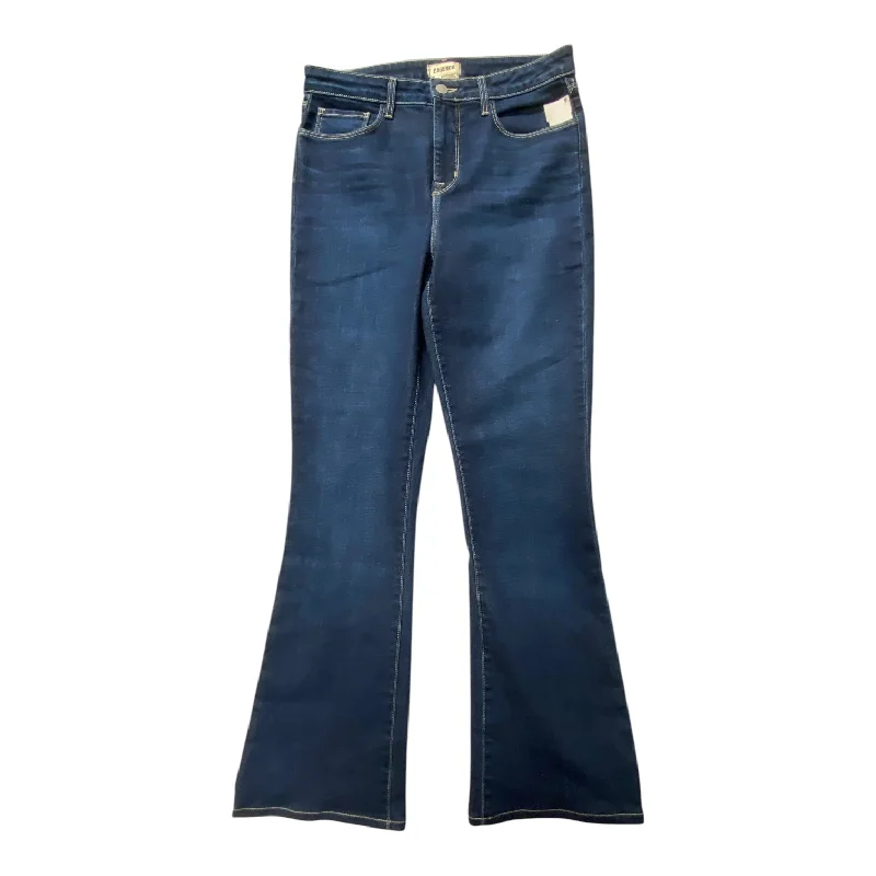 Jeans Boot Cut By L Agence In Blue Denim, Size: 10