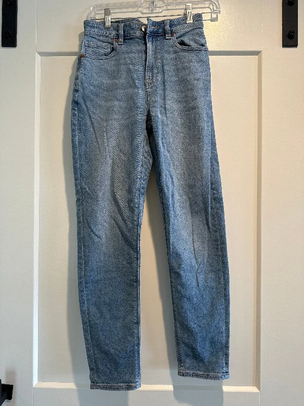 Jeans Skinny By American Eagle In Blue Denim, Size: 0