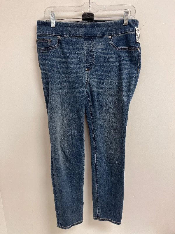 Jeans Skinny By Chicos In Blue Denim, Size: 8