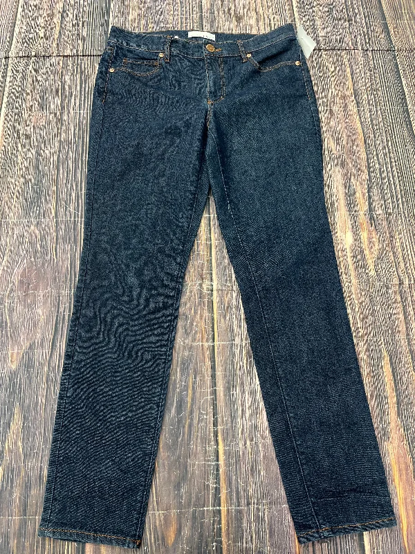 Jeans Skinny By Loft In Blue Denim, Size: 6