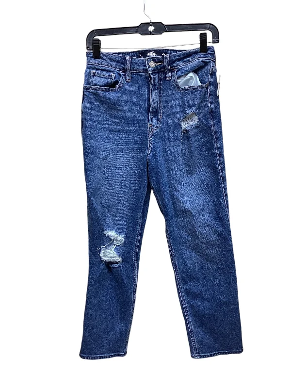 Jeans Straight By Hollister In Blue Denim, Size: 2