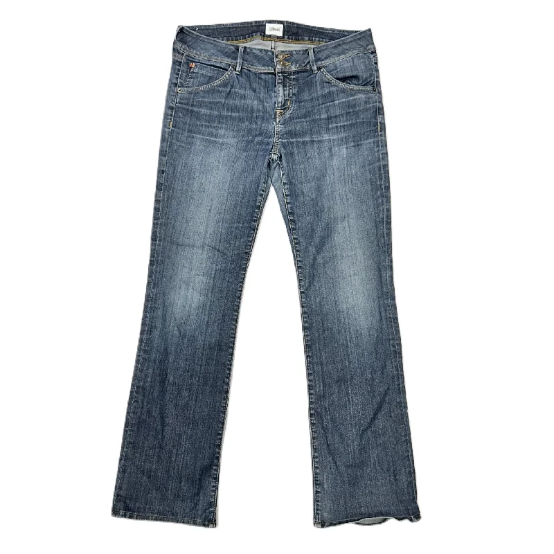 Jeans Straight By Hudson In Blue Denim, Size: 14