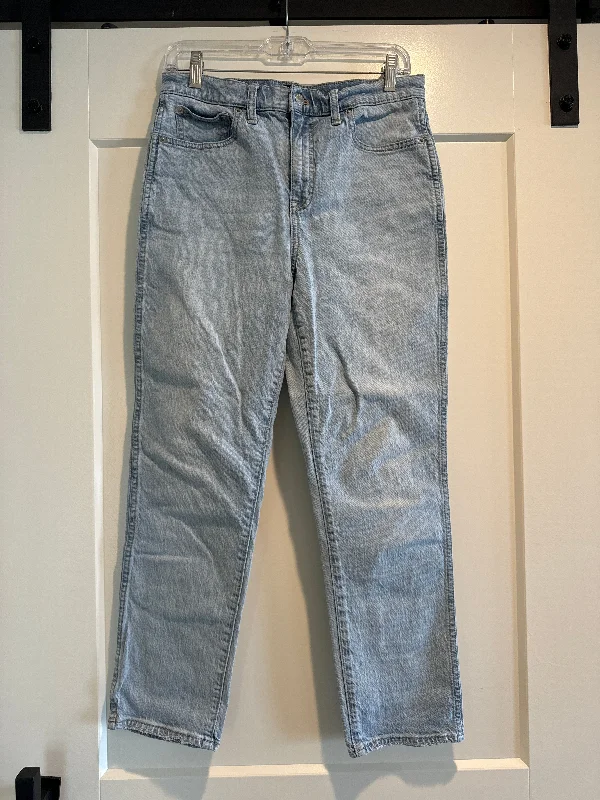 Jeans Straight By J. Crew In Blue Denim, Size: 6