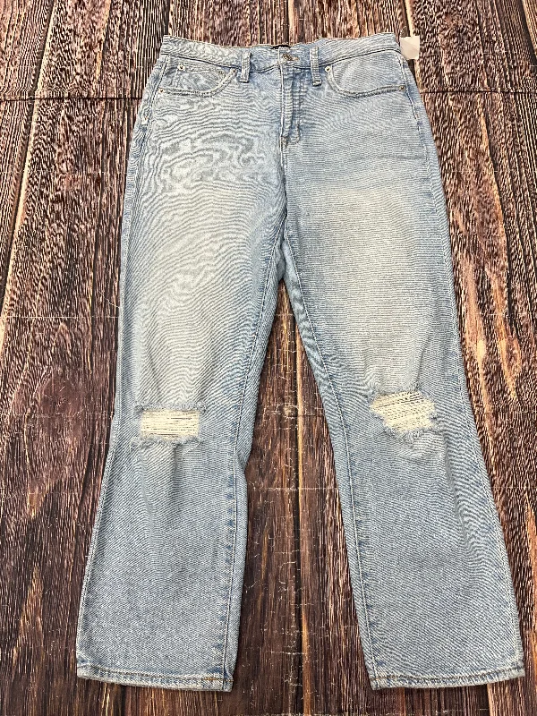 Jeans Straight By J. Crew In Blue Denim, Size: 6