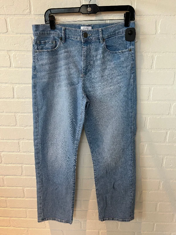 Jeans Straight By Loft In Blue Denim, Size: 6