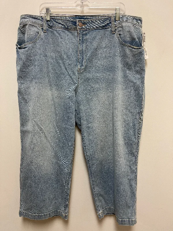 Jeans Straight By Old Navy In Blue Denim, Size: 20