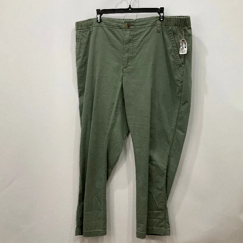 Jeans Straight By Old Navy In Green, Size: Xl