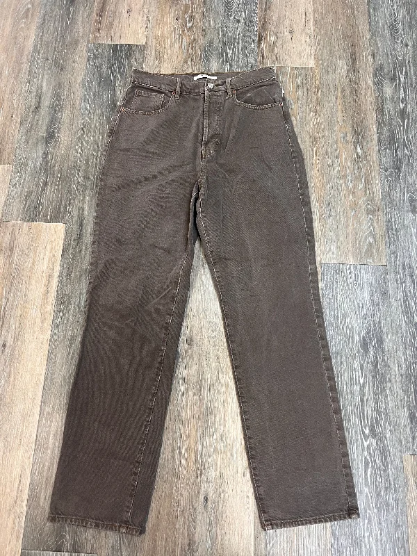 Jeans Straight By Pacsun In Brown, Size: 8/39