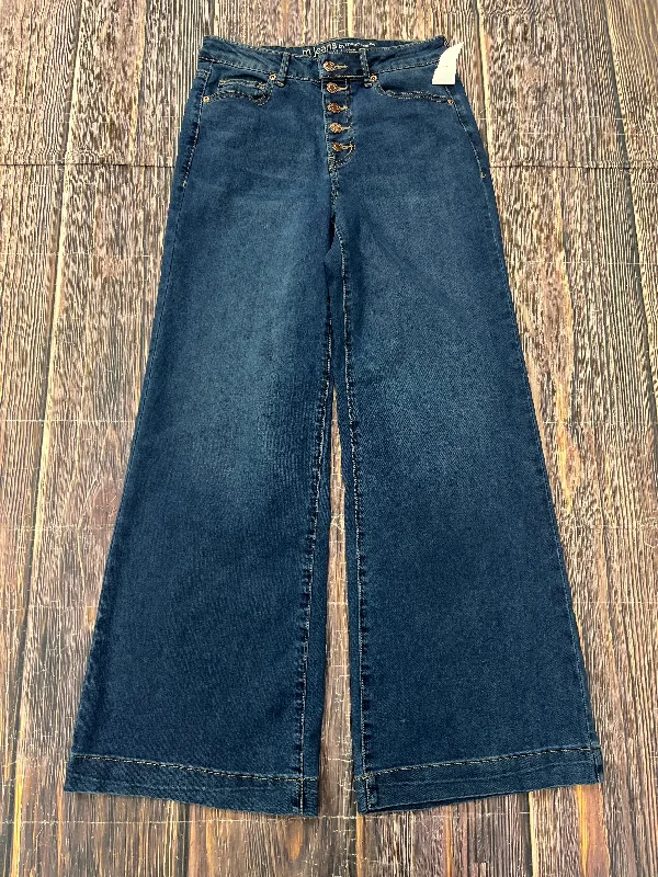 Jeans Wide Leg By Maurices In Blue Denim, Size: 6