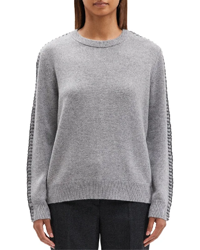 Theory Cashmere Blanket Crewneck Sweater