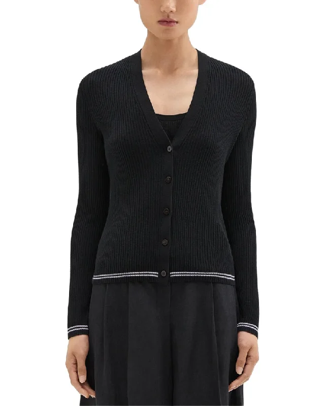 Theory Tipped Cardigan