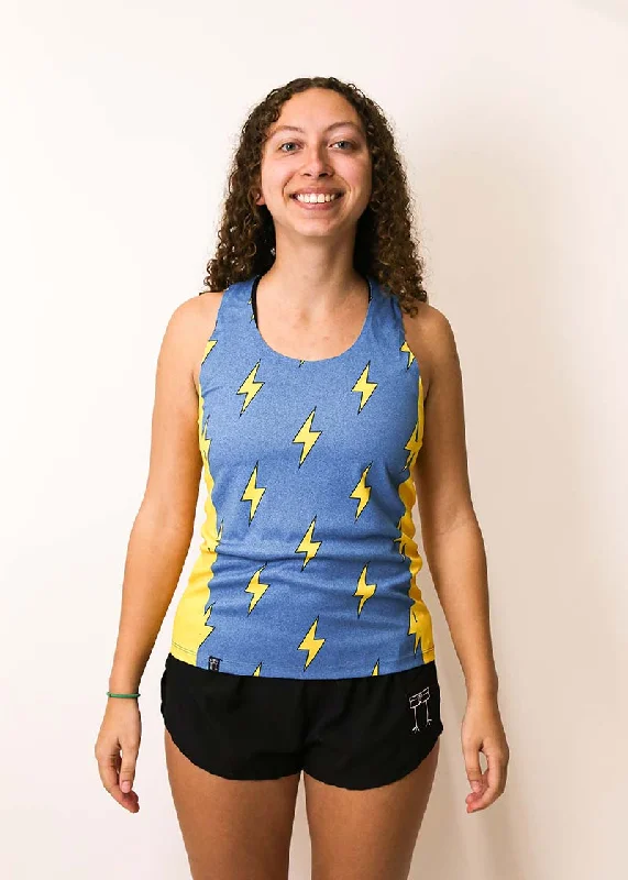 Women's Blue Bolts Performance Singlet